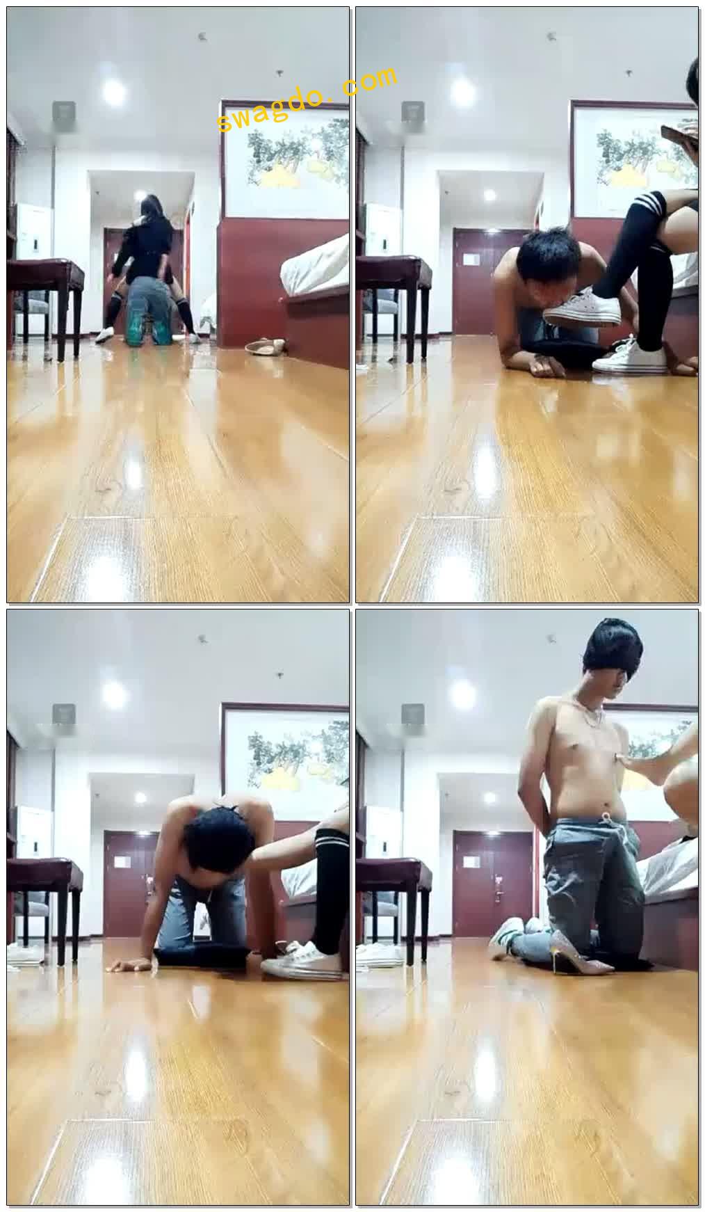 【9.30】弟弟来宿舍偷舔袜子，最后被我发现之后（帆布鞋调教）【49分钟】【山东linlin】