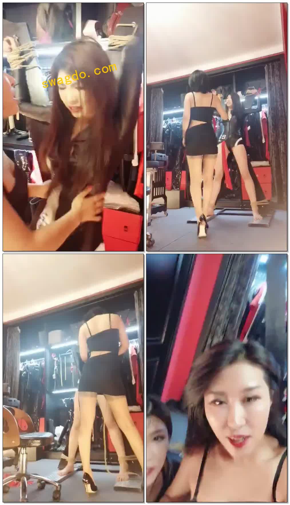 【12-1月】上校鞭打最美女奴【上校女王】【54分钟】