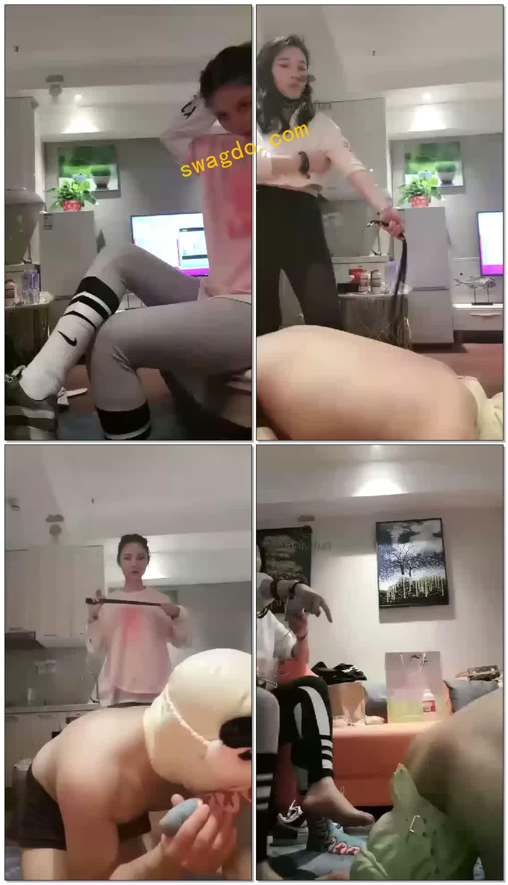 【猫又女王】双s刑奴重度鞭打【62分钟】
