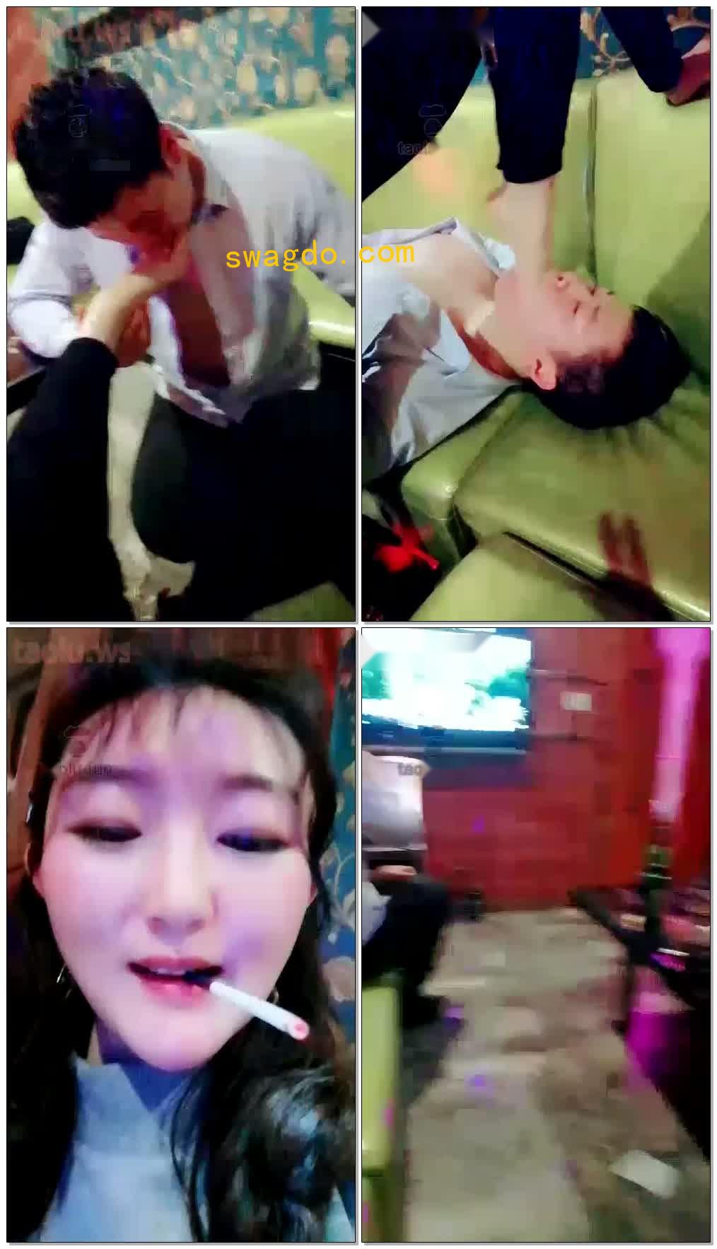 【猫咪殿下】素人刚接触圈子来ktv看狗舔脚【48分钟】