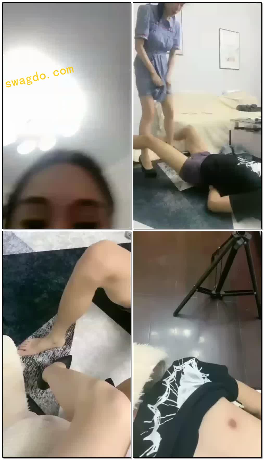 【伊茜S】捆着虐求饶也没用了，粗口羞辱，下手黑。各种爽【45分钟】【高清】