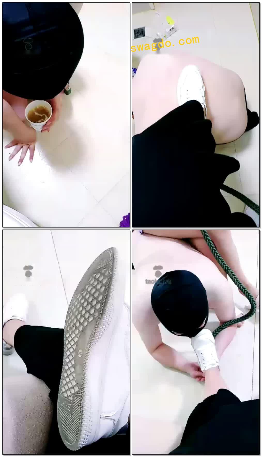 【豆雅双女王】巧克力美食，清理鞋底【11分钟】【高清】