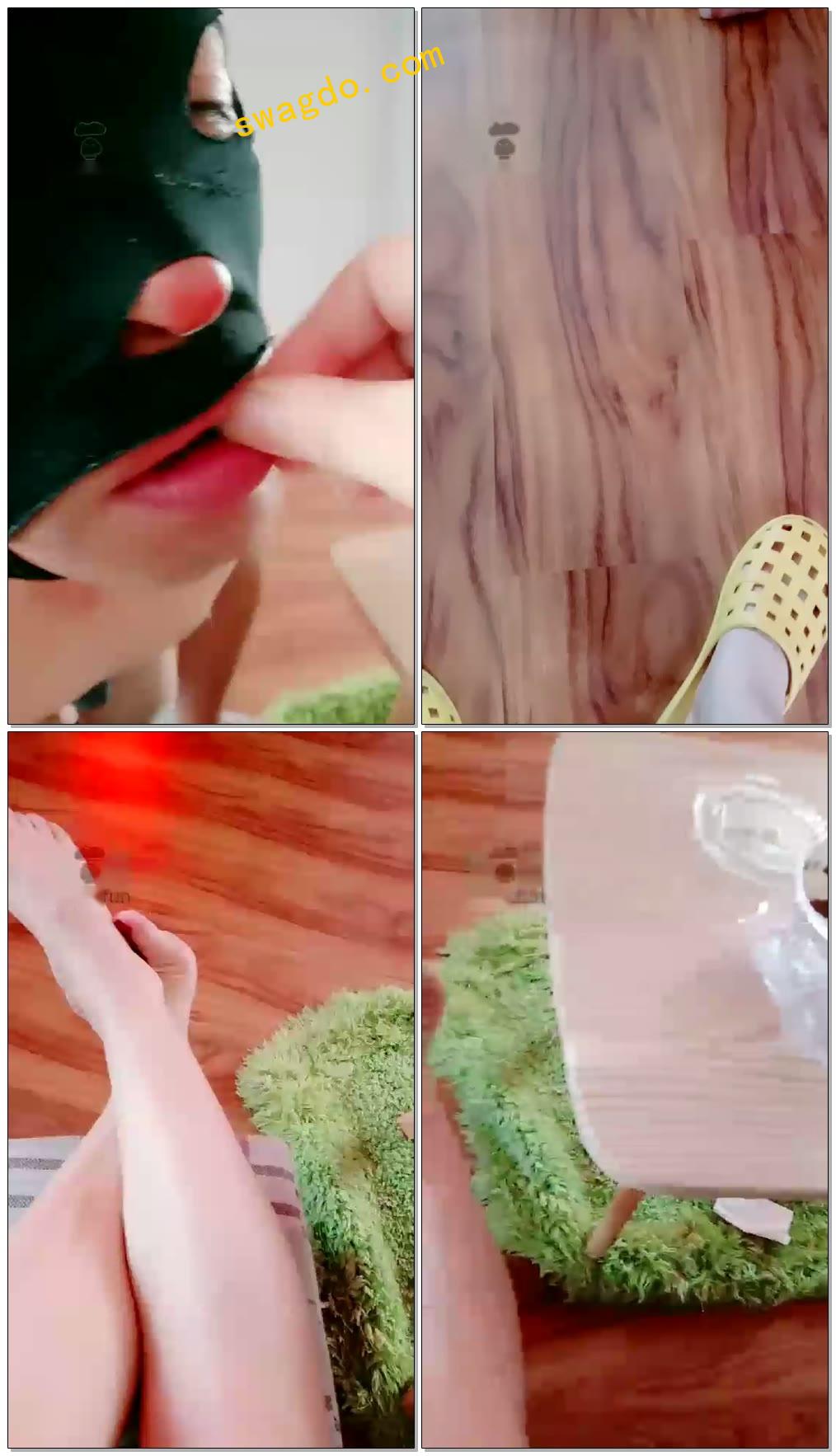 【灵犀女ss】踢裆鞭打乳房，漱口水圣水【63分钟】【标清】