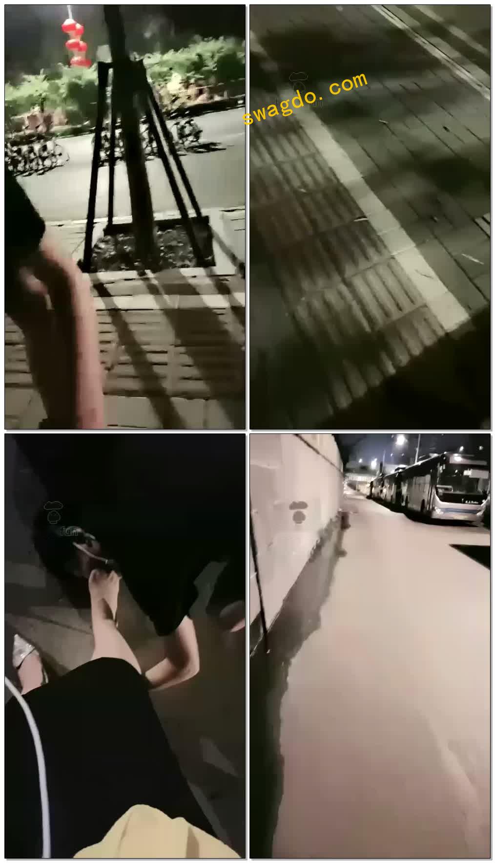 【林夕女王】约贱狗火车站路边调，户外【37分钟】【高清】