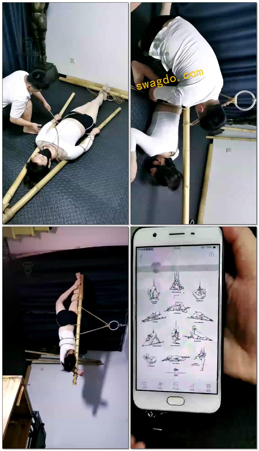 【紧缚体验室】竹杠麻绳女体【140分钟】【高清】