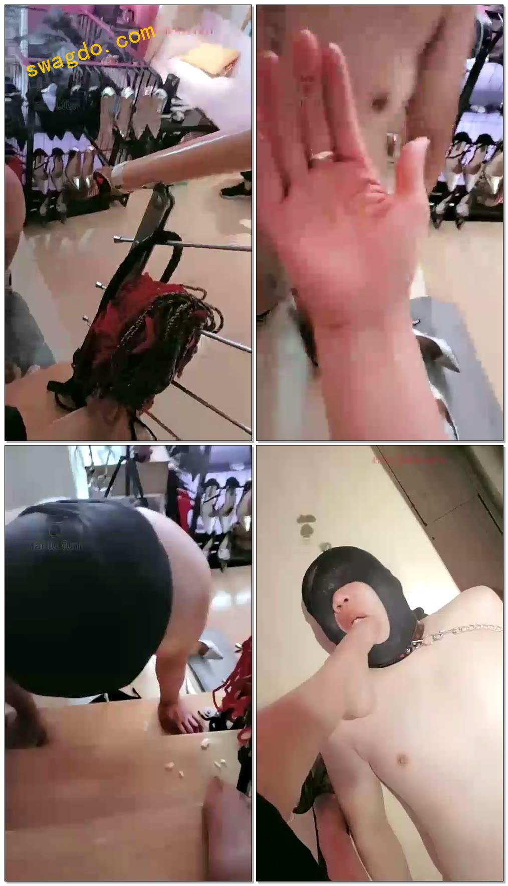 【林夕女王】楼梯调教贱狗素人在旁边观看,舔鞋底,鞋底喂食【82分钟】【标清】