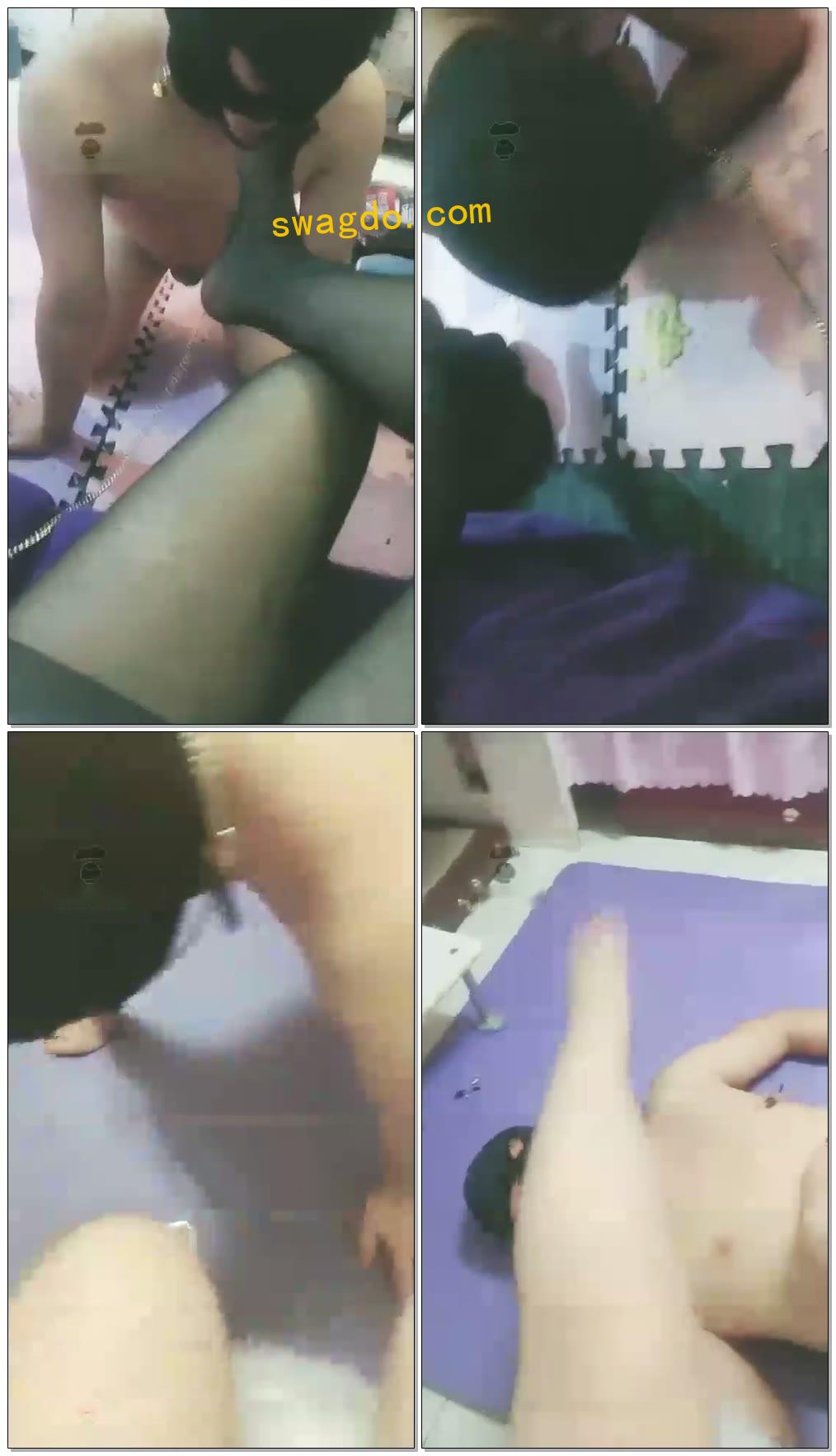 【芯瑶S】来了只小骚狗，舔脚+喂食【39分钟】【标清】