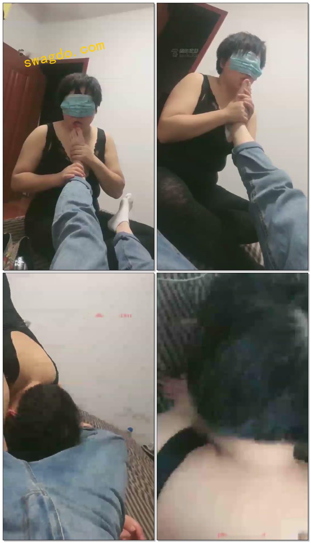 【景SsS】新人女s白棉袜玩恋足女m【35分钟】【标清】