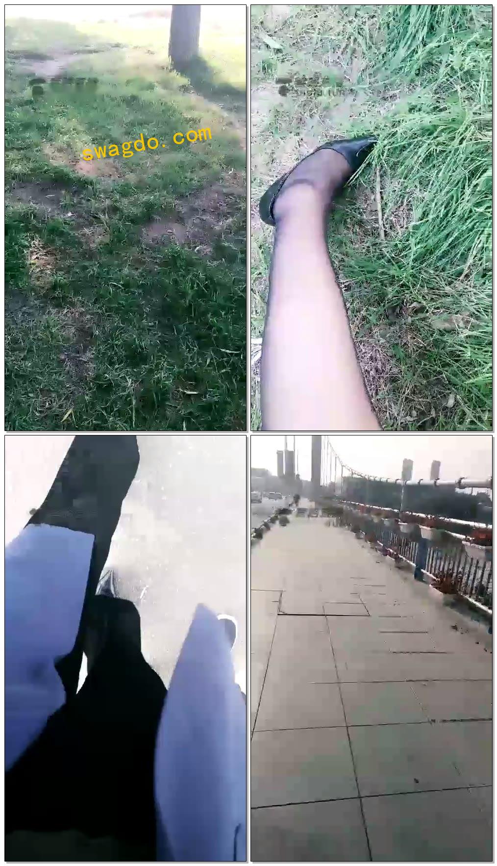 【丝皇女王】公园玩耍圈养狗【80分钟】【标清】