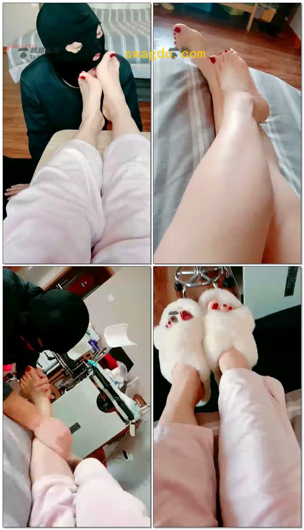 【灵犀女ss】晨起呵护美脚，赏赐厕纸【78分钟】【标清】