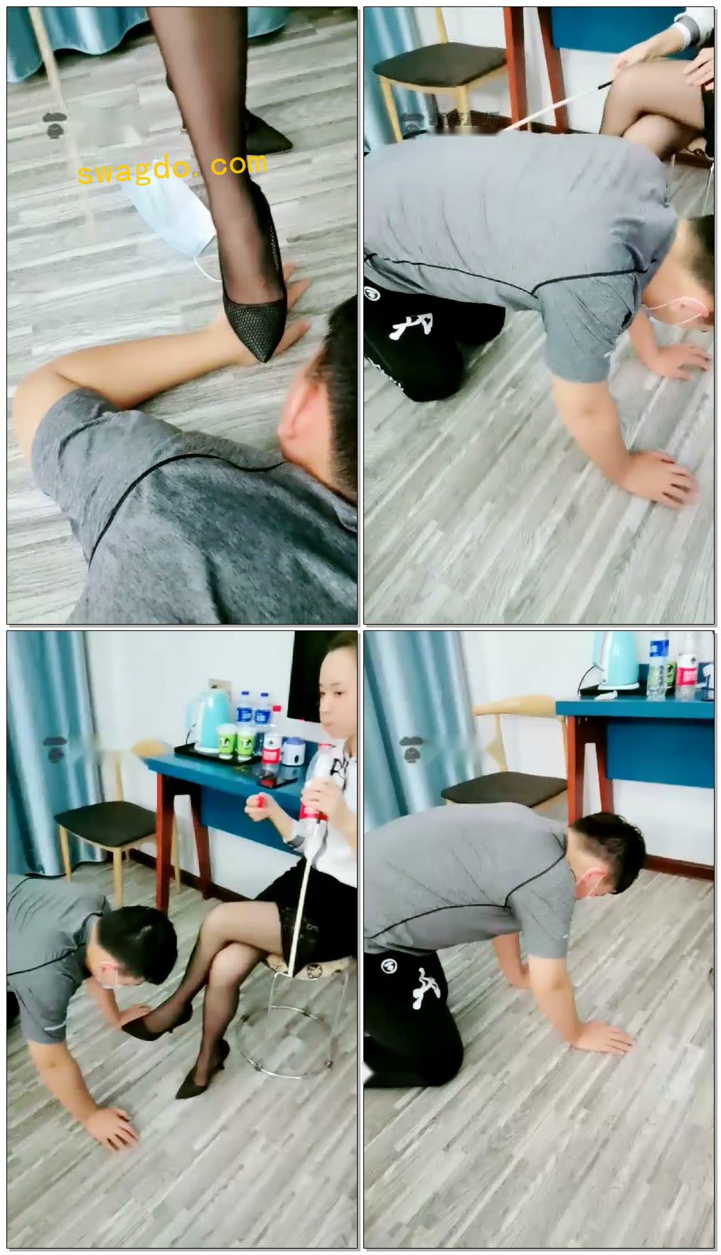 【小安情侣】小鲜肉圣水，帮男主舔鞋【72分钟】【标清】