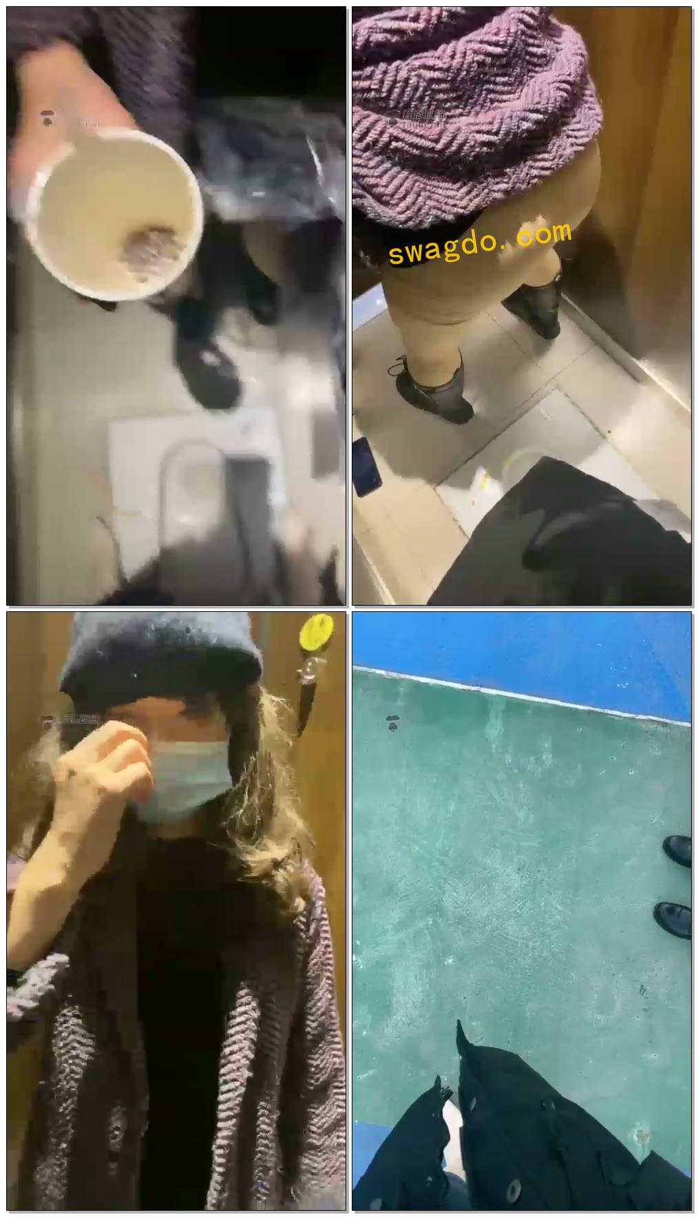 【思诺S】和CD狗逛商场,女厕所吃黄金珍珠圣水露,各种素人面前玩【59分钟】【高清】