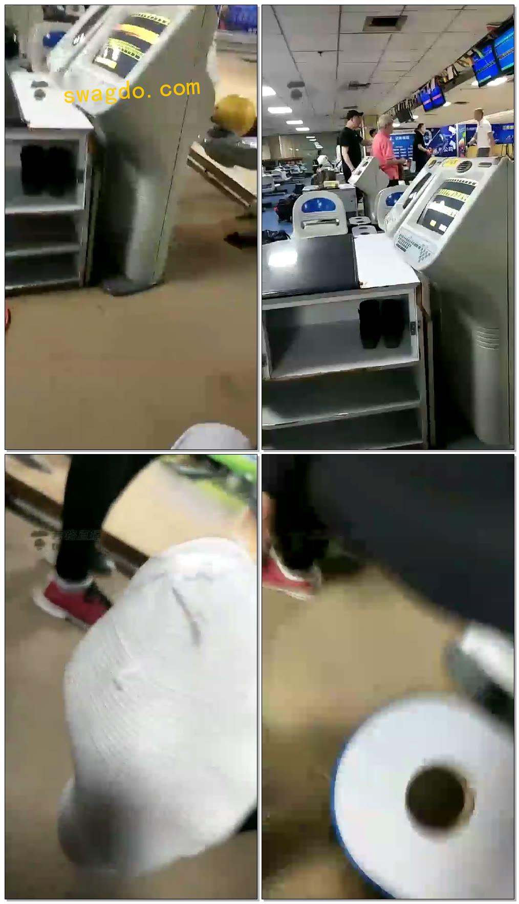 【都市艳主】保龄球馆,运动棉袜,贱奴跪舔,臭气熏天运动鞋【80分钟】【标清】