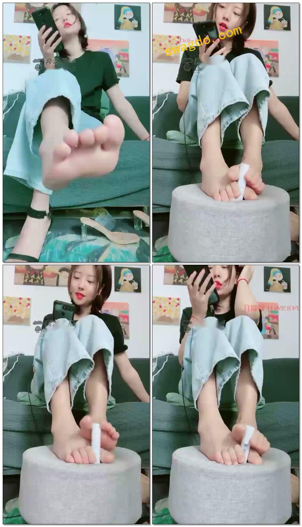 【美离子S】第一视角凉高裸足炸【25分钟】【标清】
