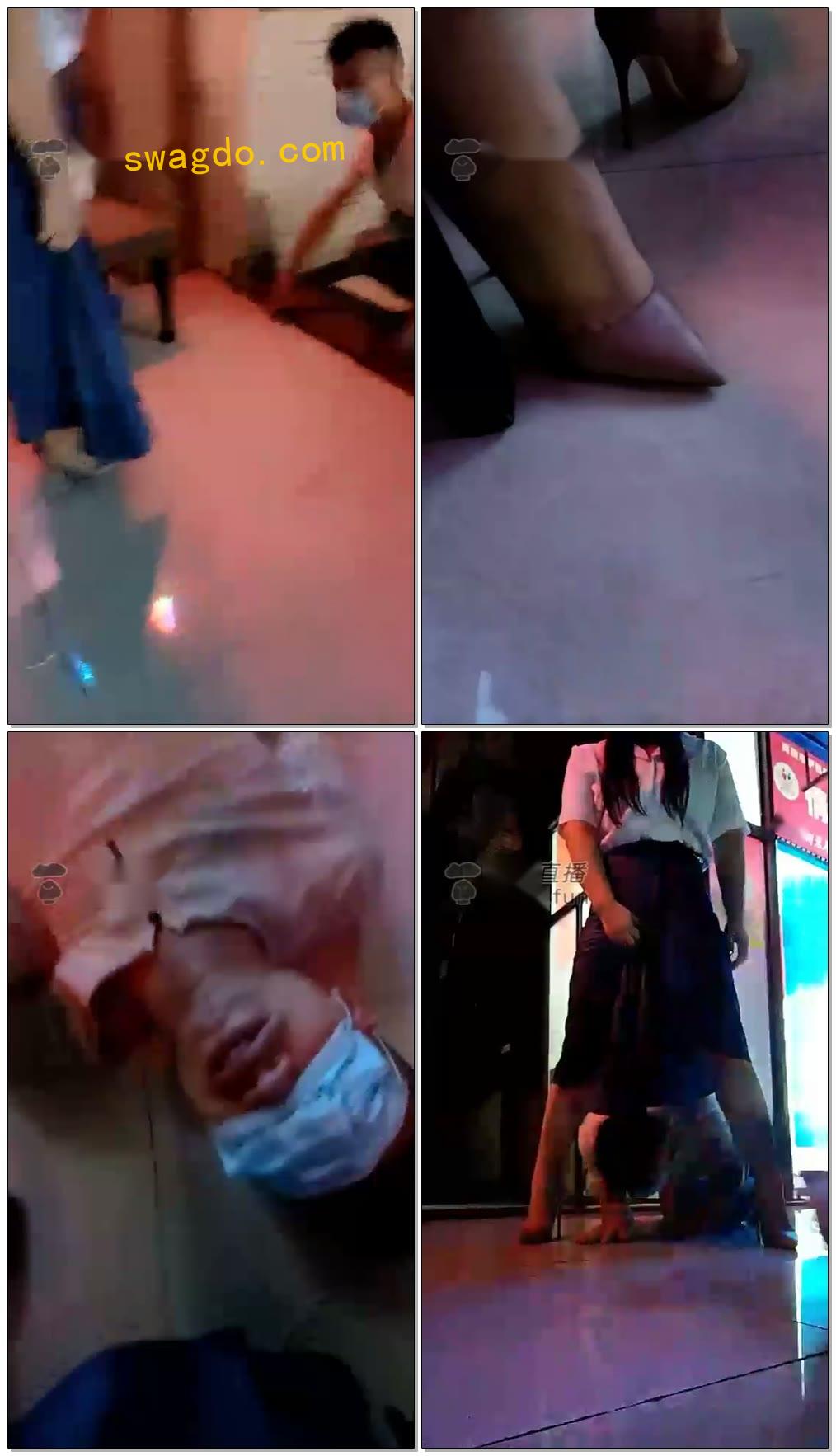 【香颜s】(剧情)路人多管闲事被揍,打巴掌踢,踩,钻胯,羞辱,吐口水,舔鞋底,舔脚趾,用嘴脱丝袜【74分钟】_20216418248
