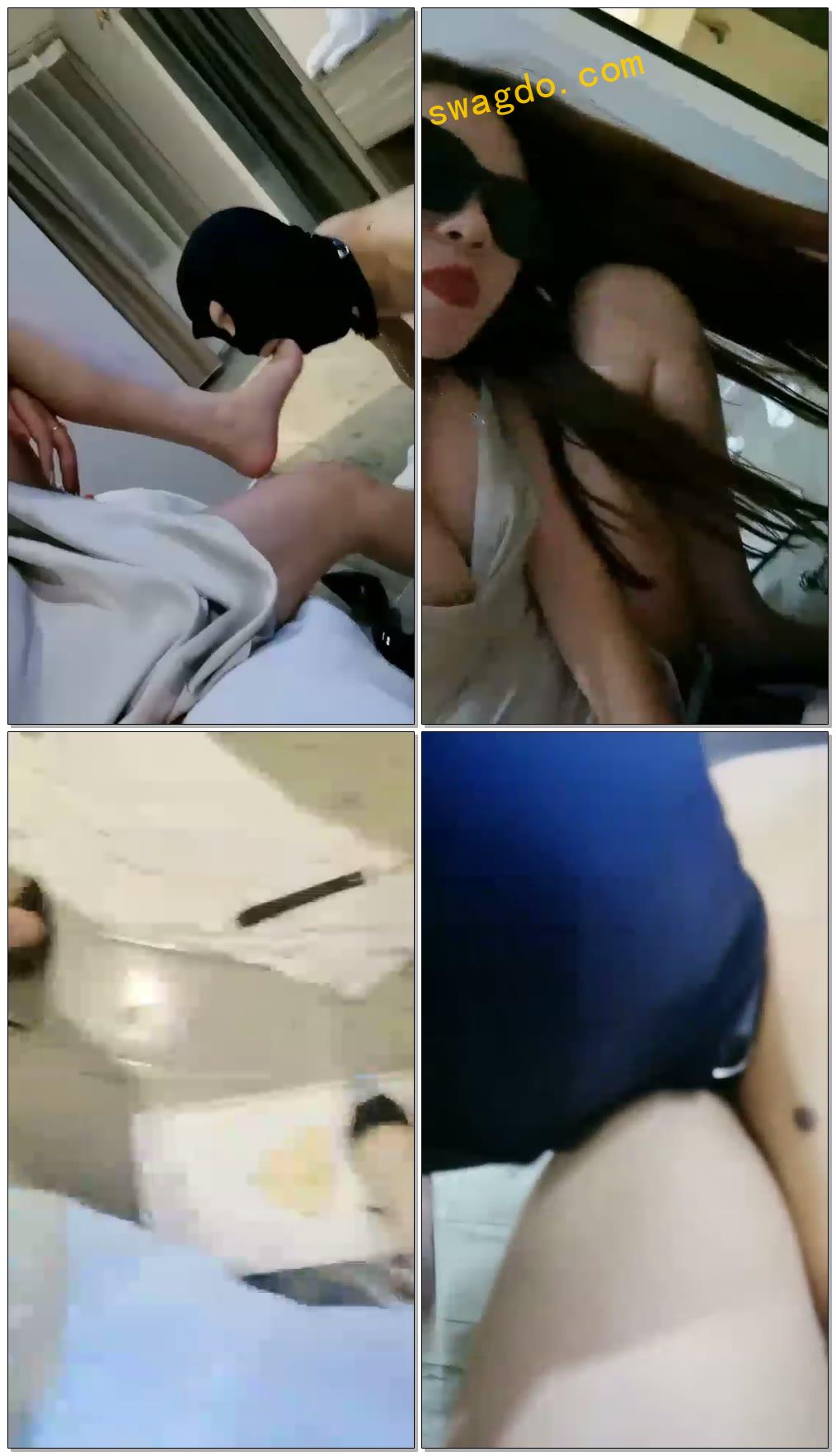 【冰姬女王】裸足踩面包喂食呕吐嚼碎羞辱第一视角酸奶贱货啊红绿灯专场【30分钟】