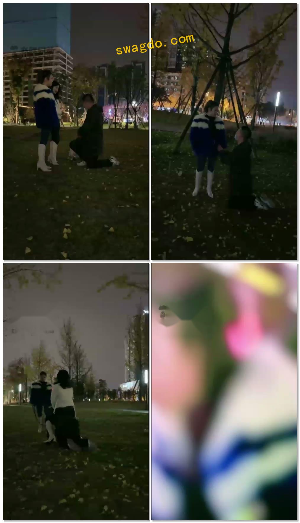 【晨晨cc】三个女王一个狗，户外【31分钟】