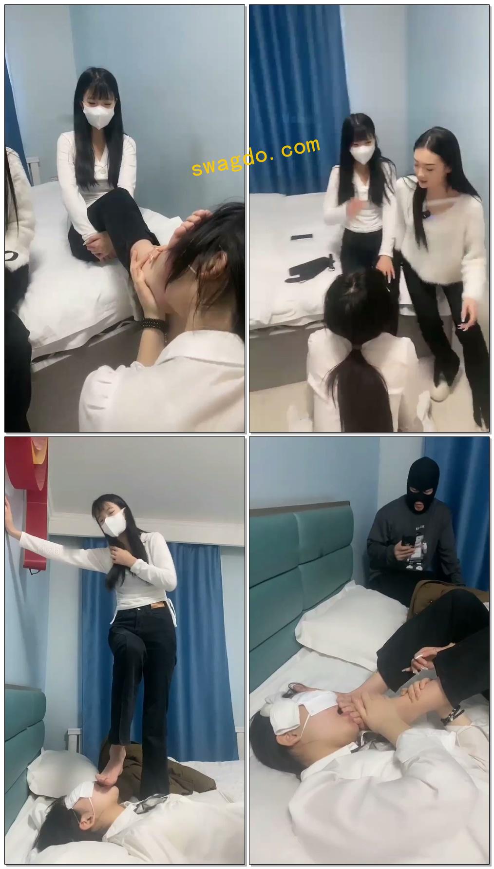 【精神小妹和小惠】携手调教女奴【32分钟】