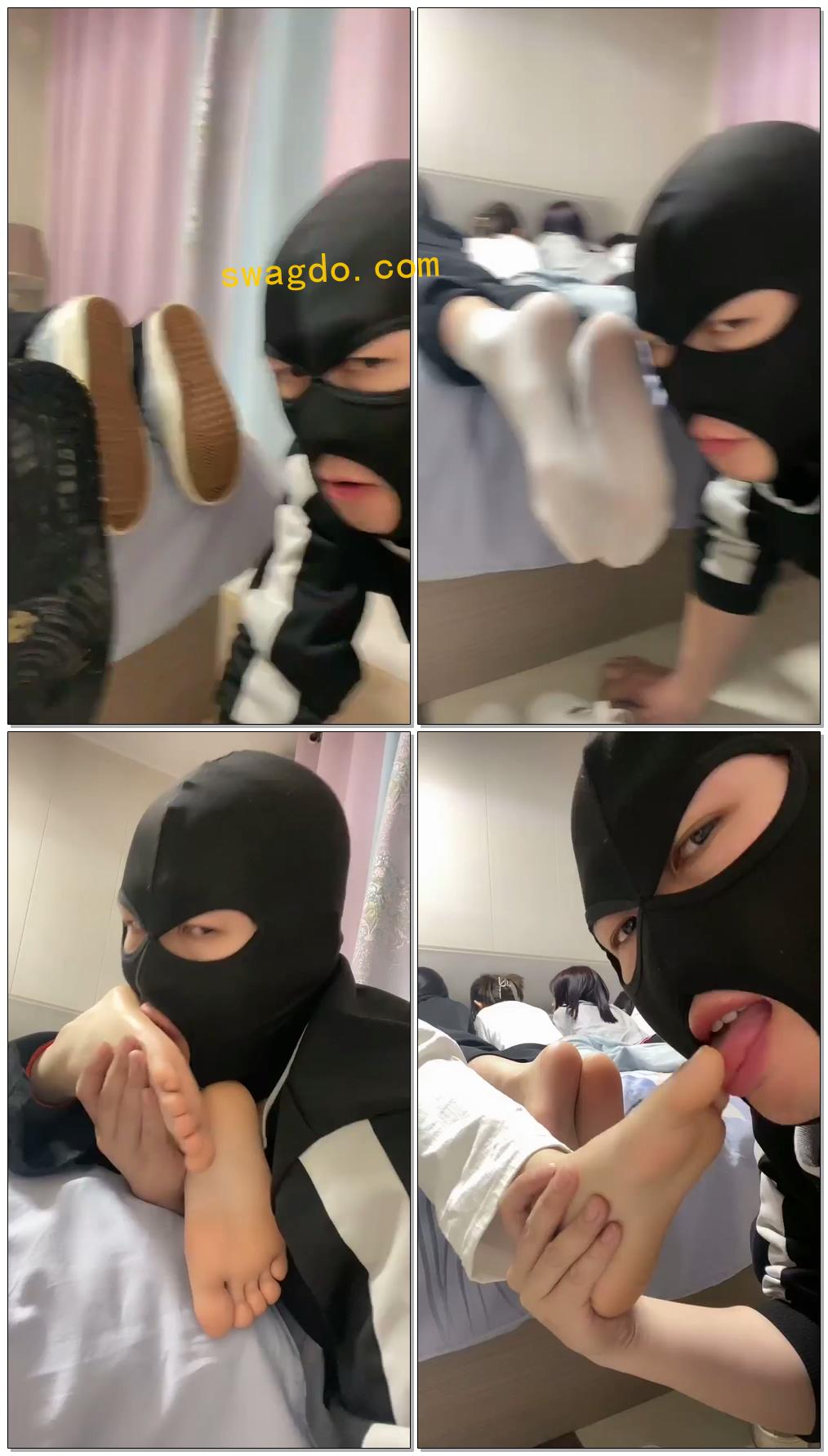 【与精神小妹的那些事】多素人舔脚场【38分钟】