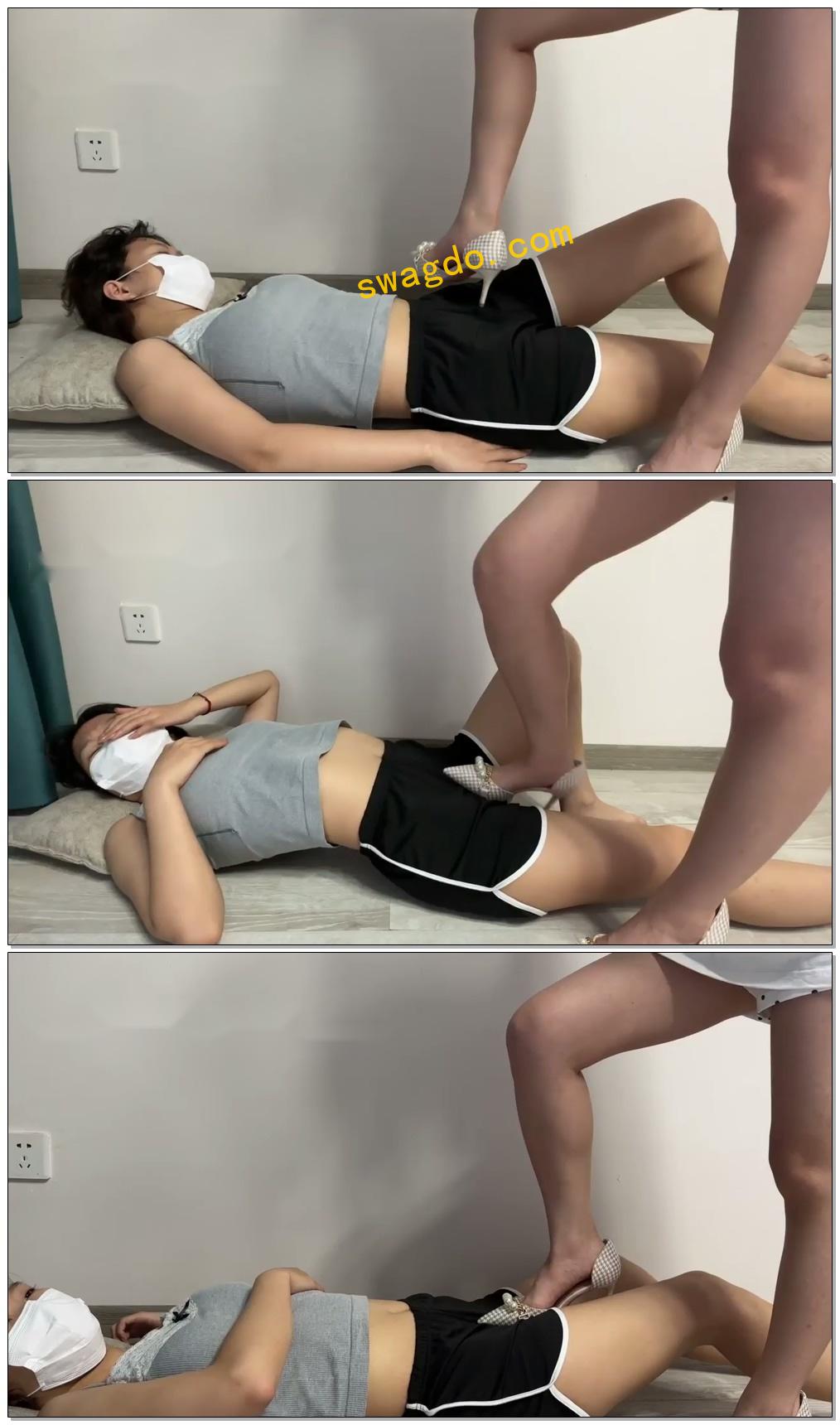 【墨狸女m】被主人高跟鞋裸足狂踩下体【31分钟】