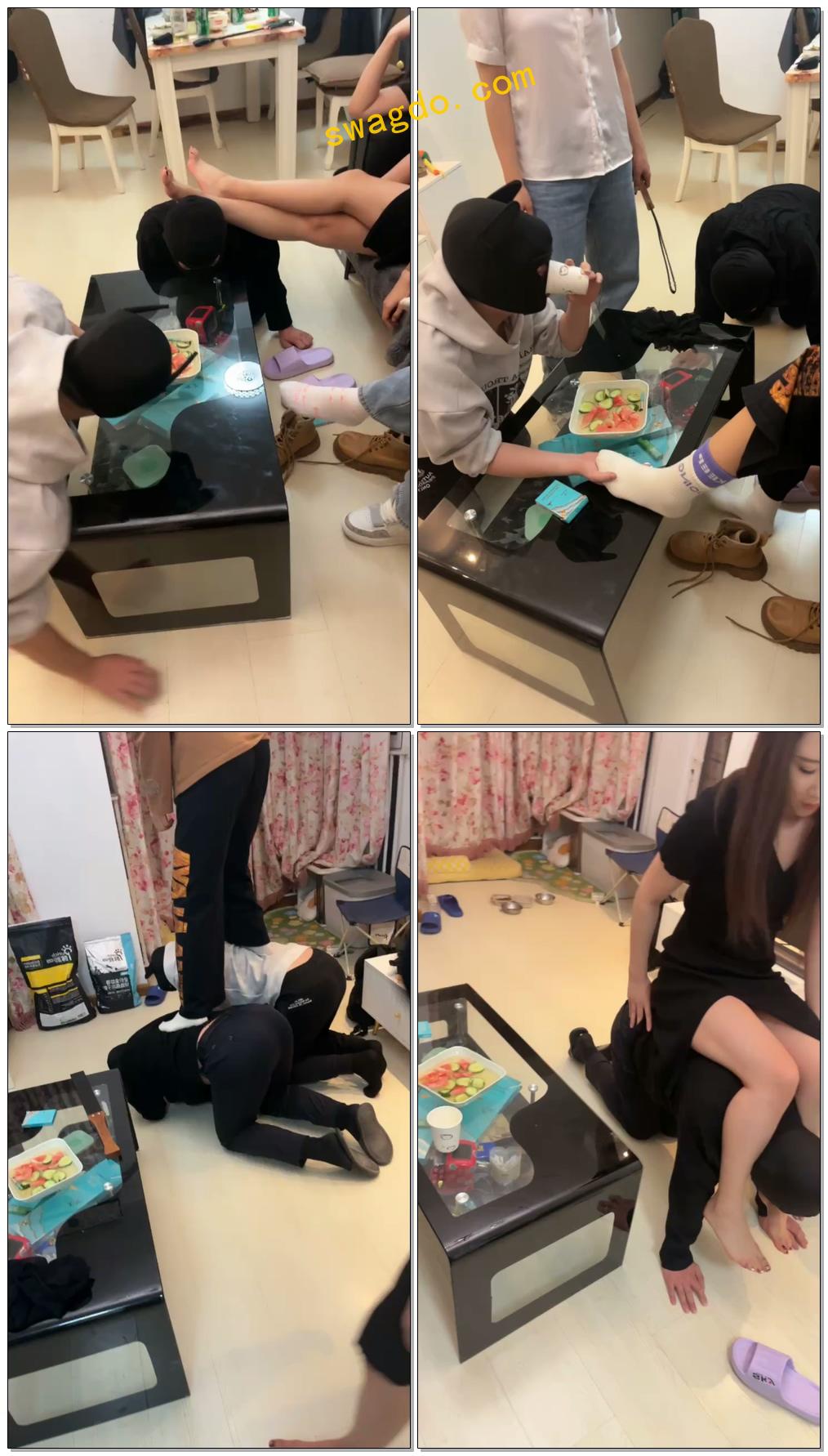 【Da猫】Da猫，乔伊S，泽天S三主调狗，圣水拍黄瓜圣水泡水果【31分钟】