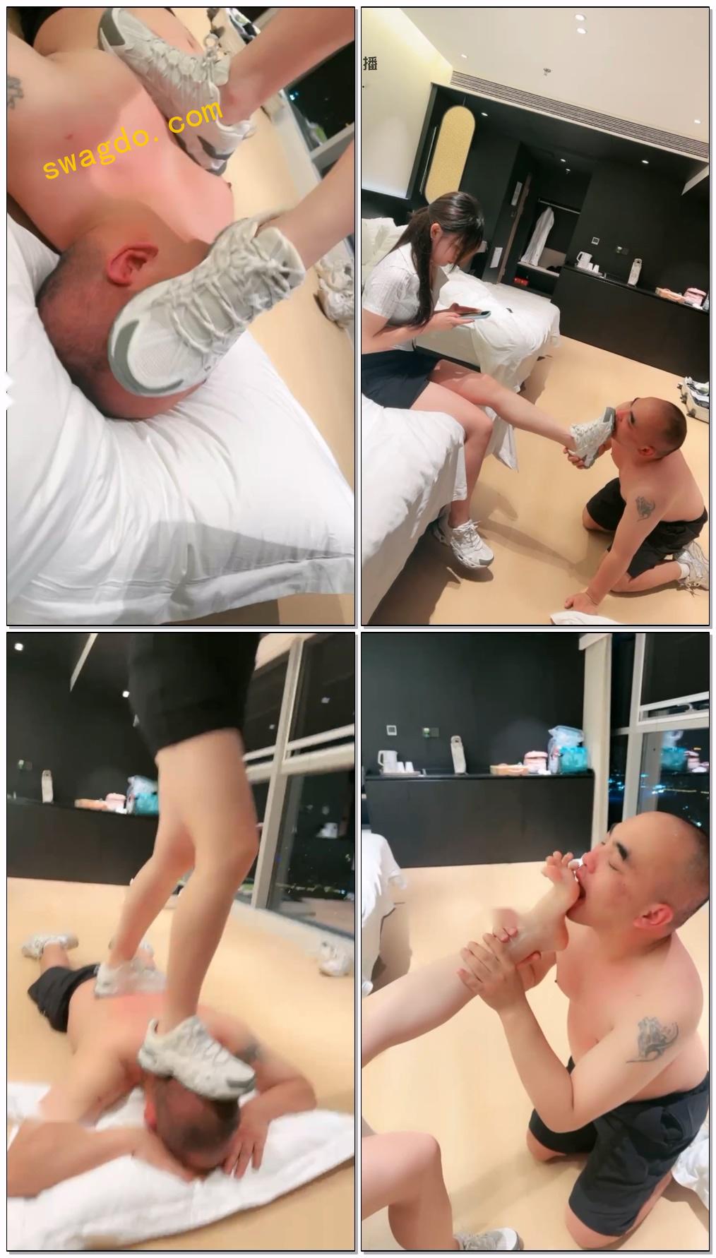 【西北傻子】素人学生暴力踩踏全程踩头踩脸，最后一泡圣水消毒太残忍了【31分钟】