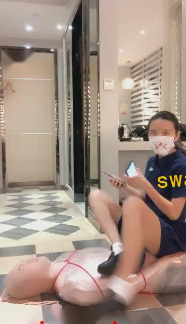 木乃伊强制圣水加高跟鞋踩踏【莫妮卡卡dom】