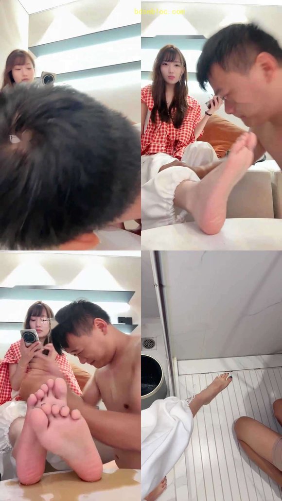 【米琦S】去长隆玩了一天回家让家奴舔脚