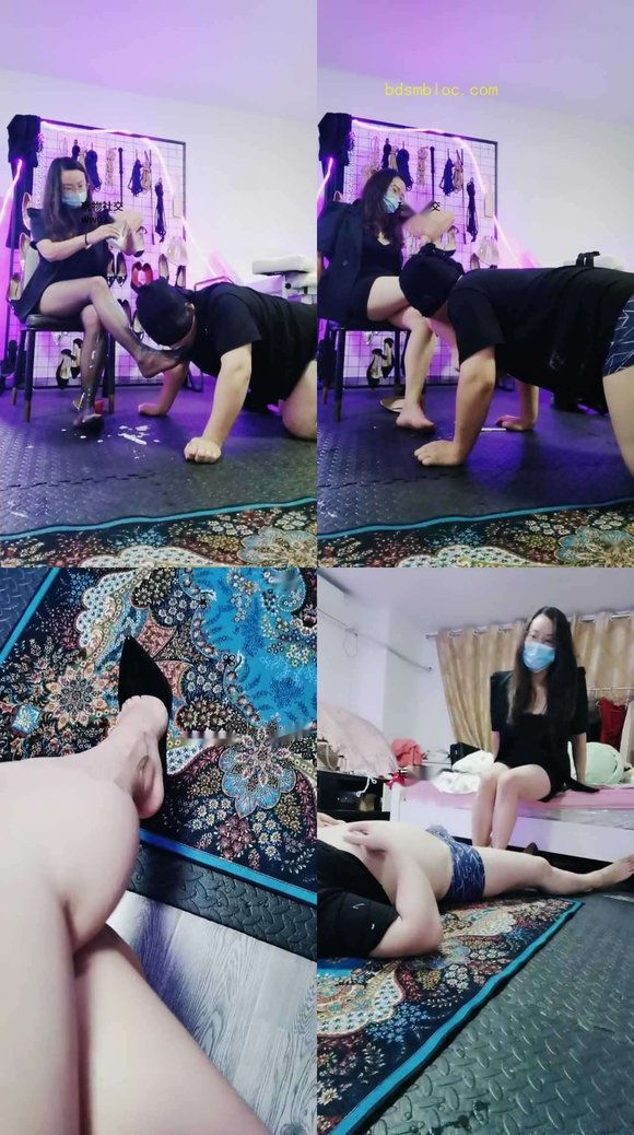 【冷月】舔酸奶黑丝脚/坐脸窒息/骑马/圣水淋浴