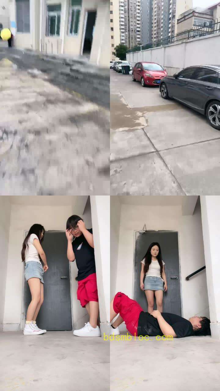 【素人挖掘机】路边开发高帮鞋棉袜素人S