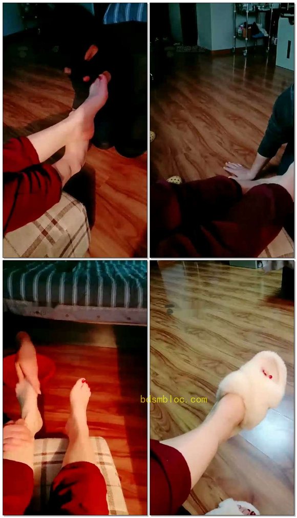 【灵犀女ss】下雨了，居家脚奴伺候，女皇般的享受