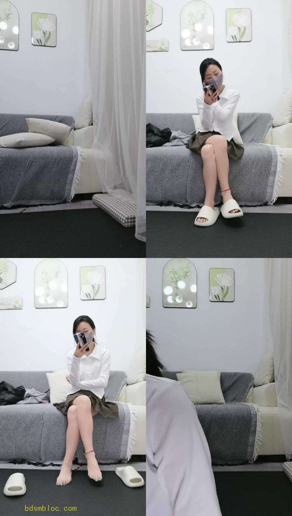 【安安】裸足全体重踩踏