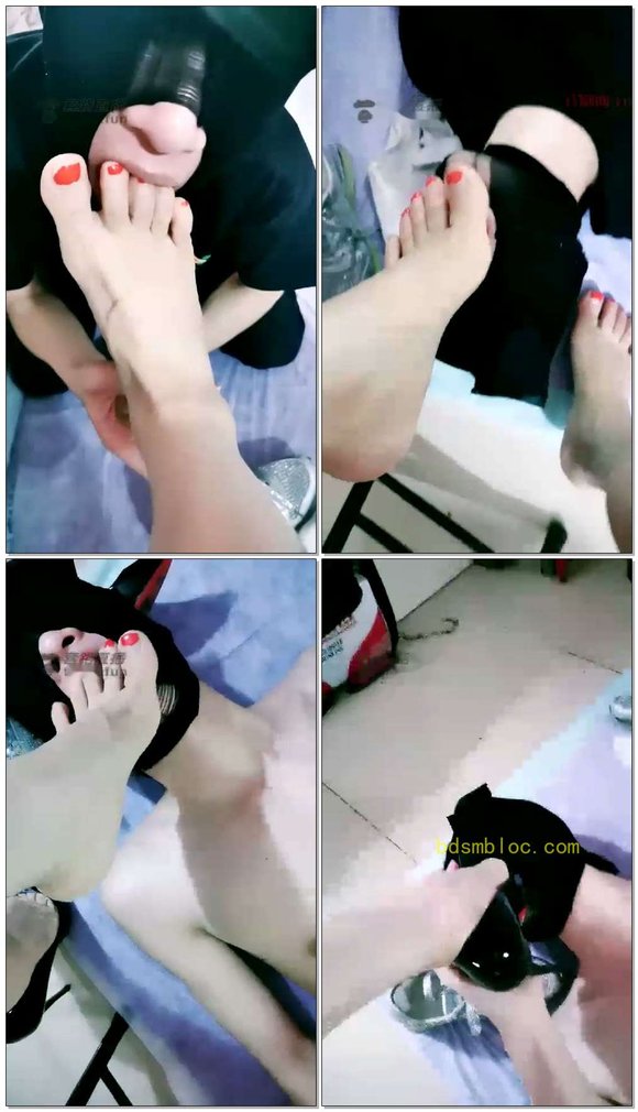 【紫钰大人】香香的白棉袜，小奶狗这么喜欢闻