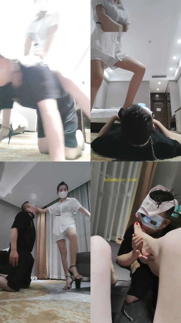 【多多】凉高惩罚猥琐男-提档/内裤套头/舔脚骑脖子
