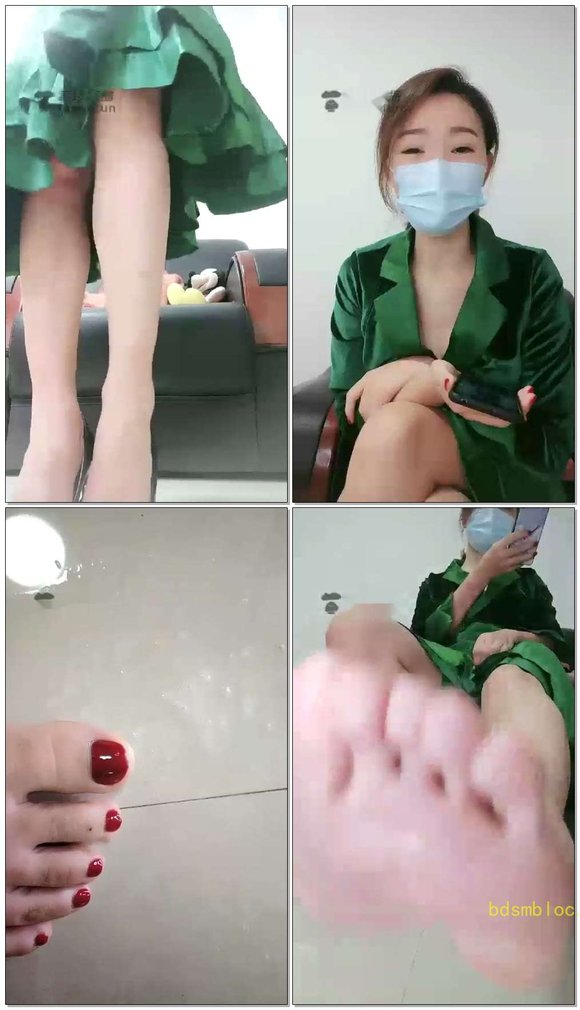 【暖狐S】红绿灯场，裸足踩口水，第一视觉
