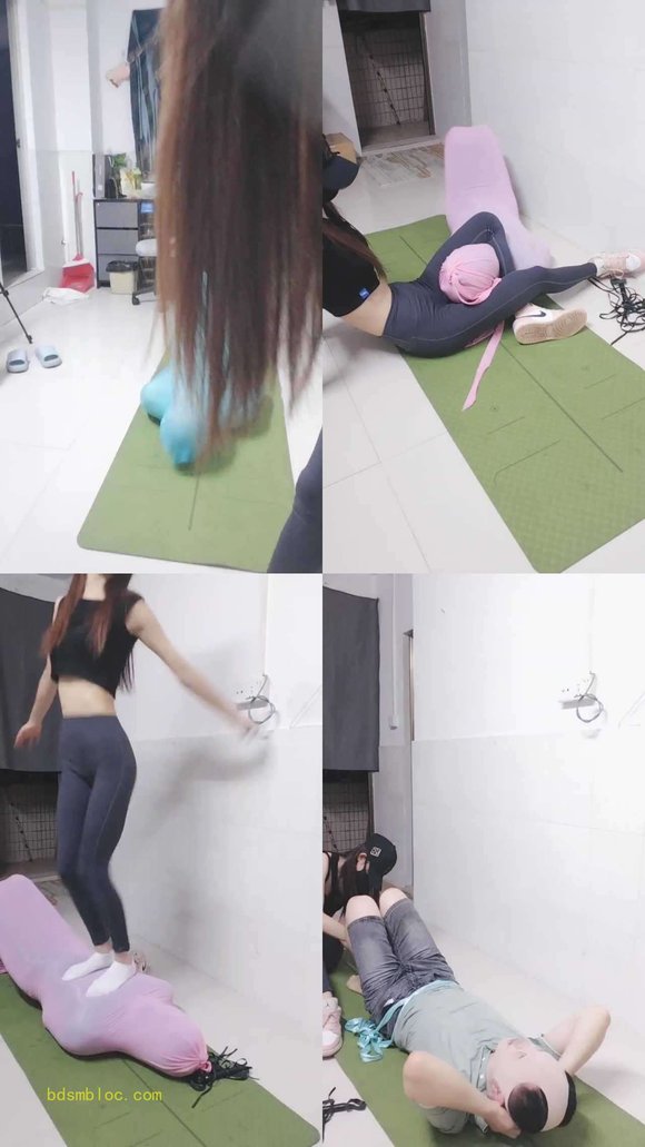 【美娜格格】木乃伊强制腿绞窒息