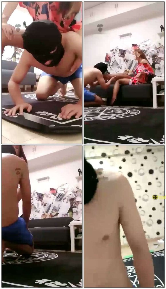 【薇安babaS】居高临下挑鞋玩狗