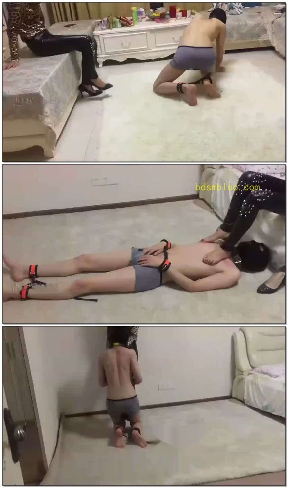 【绝美希拉女王】超狠耳光踢打全方面羞辱贱奴