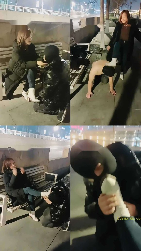 【羽诺】户外暴虐贱狗
