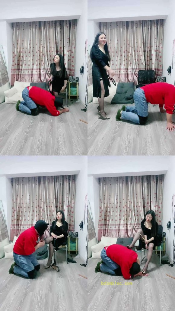 【梓珊S】美容院技师黑丝诱惑调