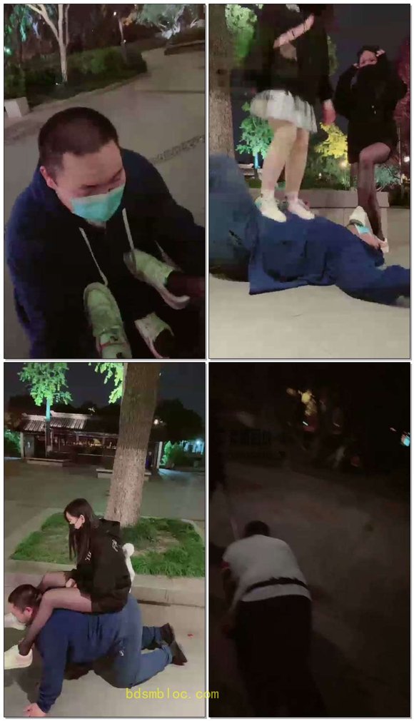 【苏州梦妍S】户外玩狗