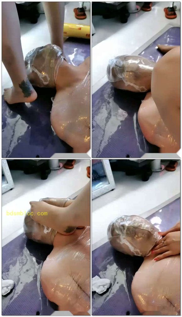 【叶子】酸臭丝袜棉袜鼻塞口塞保鲜膜坐脸多次窒息