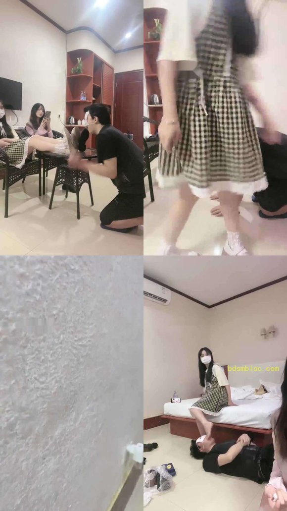 【香芋朱朱】和姐妹一起开发脚奴