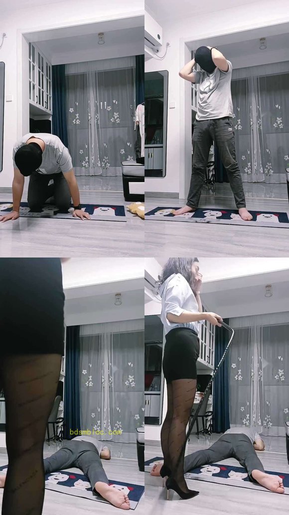 【飞扬女王】长鞭教训+踹废狗奴