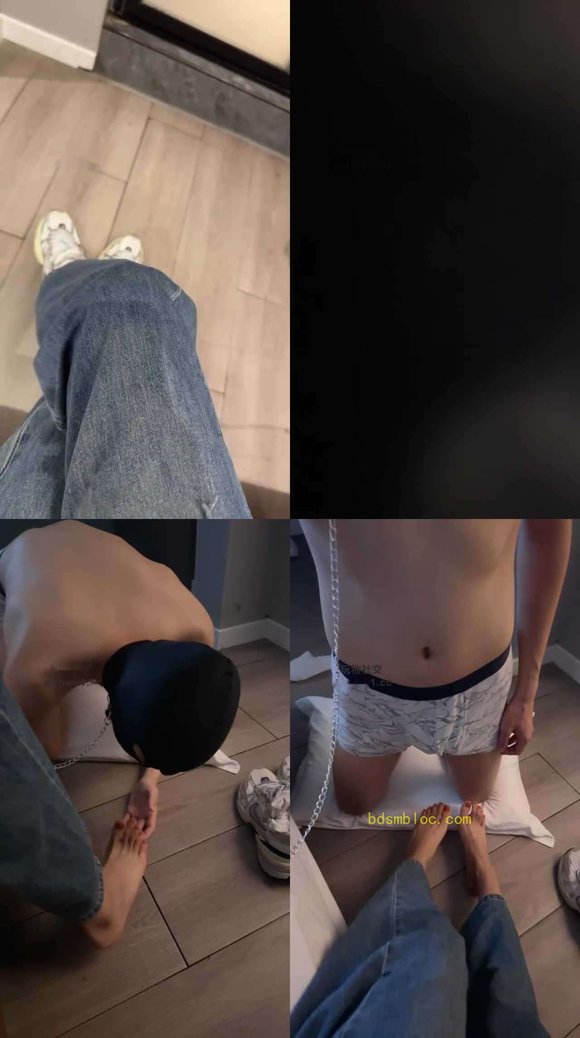 【华籍美人】超脏运动鞋白袜裸足羞辱