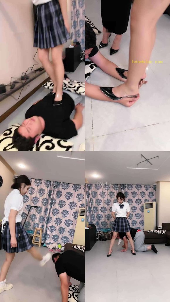 【二宝】jk高跟女孩首调羞辱