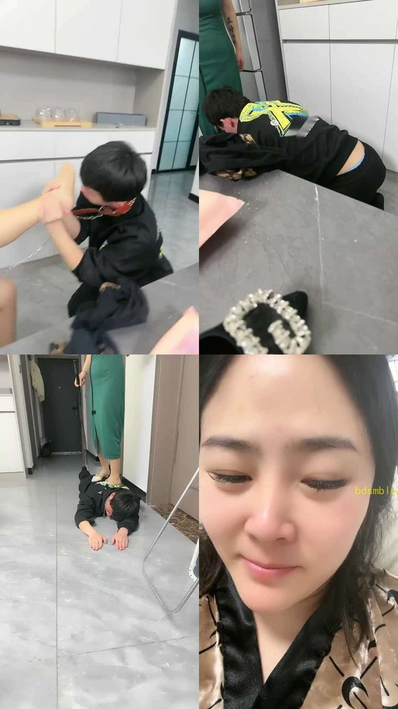 【黑色夫人】直播调狗