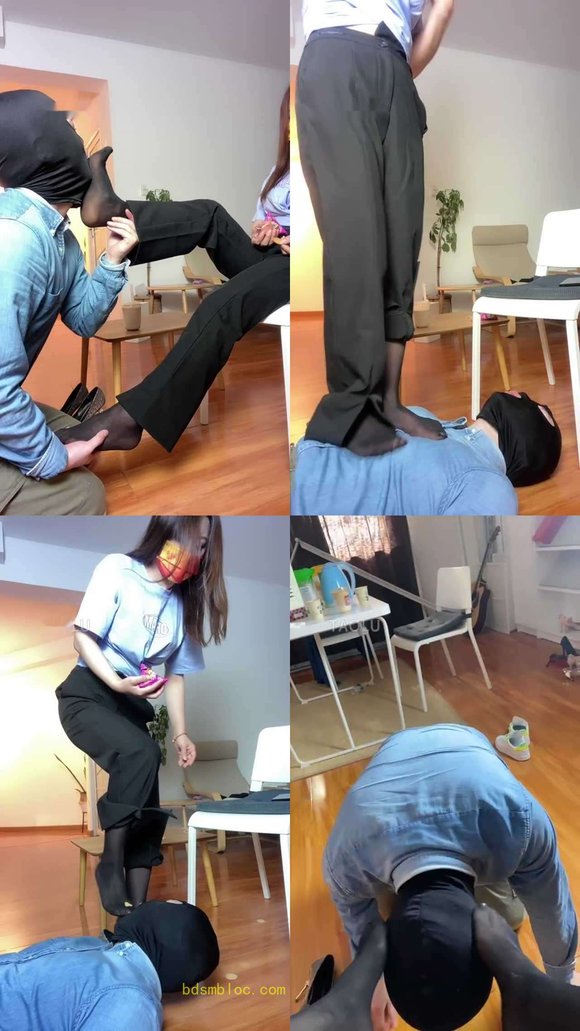 【巴莉女王】白领高跟黑丝虐狗奴