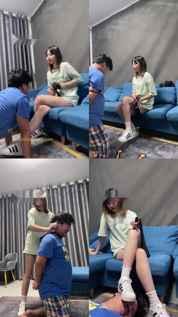 【ccyouer】超脏贝壳头白袜捆绑虐哥哥