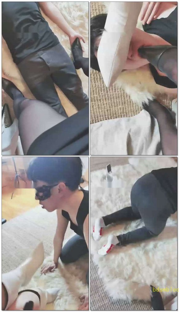 【巴莉女王】高跟踩舌舔脚